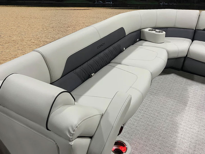 Coach Pontoons Exclusive Interior Seating