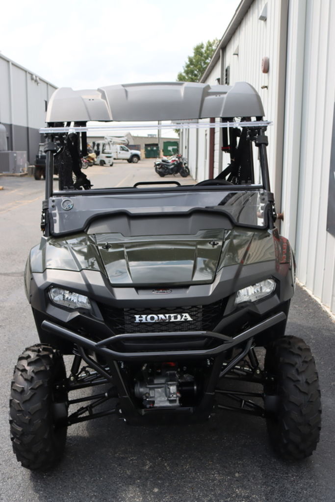Driver’s seat and interior of the 2026 Honda Pioneer 700-4 Deluxe